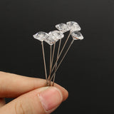 100pcs,Clear,Diamante,Flowers,Wedding,Bouquet,Supplies,Diamond,Corsage,Florist,Craft