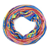 Women,Cotton,Earmuffs,Rainbow,Stripe,Beanie,Scarf,Outdoor,Double,Layers,Skullcap
