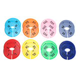 16Pcs,Plastic,Cloth,Dividers,Round,Hanger,Closet,Dividers,Clothes,Stores,Dividers