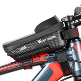 BIKING,6inch,Bicycle,Front,Frame,Waterproof,Phone,Mount,Touch,Screen,Visor,Handlebar