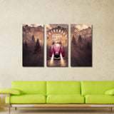 Miico,Painted,Three,Combination,Decorative,Paintings,Jungle,Adventure,Decoration