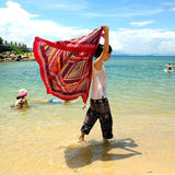 Honana,100x180cm,Bohemian,Linen,Beach,Towel,National,Style,Woman,Towel,Scarf,Sheet,Tapestry