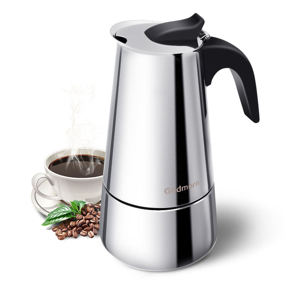 Coffee,Stainless,Steel,Removable,Espresso,Italian,Maker,Stove,Drink,Camping,Travel