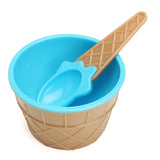 Children's,Plastic,Cream,Bowls,Spoons,Durable,Cream,Dessert