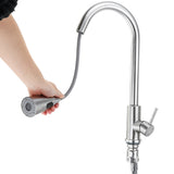 Stainless,Steel,Kitchen,Faucet,Spout,Spray,Rotate,Basin,Mixer