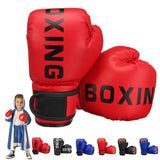 Leather,Children,Boxing,Gloves,Karate,Taekwondo,Shock,Absorption,Training,Gloves