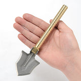 Military,Portable,Folding,Brass,Shovel,Compass,Multifunction,Trowel,Spade,Knife,Tools,Garden,Outdoor,Camping,Survival