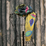 Women's,Vintage,Floral,Elegant,Scarves,Scarf