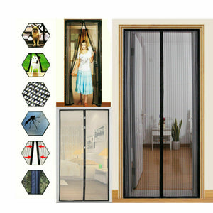 Mosquito,Curtains,Screen,Patio,Hands,Insect,Proof