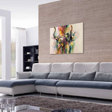Miico,Painted,Combination,Decorative,Paintings,Animal,Buffalo,Painting,Decoration