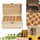 Slots,Essential,Wooden,Storage,Carrying,Holder,Aromatherapy,Organizer