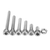 Suleve,M5SH3,110Pcs,Stainless,Steel,Socket,Screw,Allen,Assortment