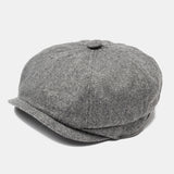 Unisex,British,Retro,Beret,Woolen,Painter,Octagonal
