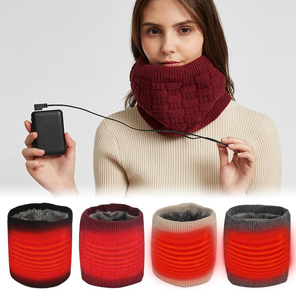 Electric,Charging,Heating,Scarf,Washable,Thermal,Heated,Scarf,Wrapped,Warmer,Autumn,Winter,Equipment