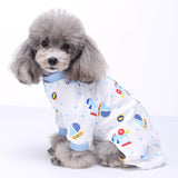 Cloth,Cotton,Footprint,Pajamas,Puppy,Jumpsuits,Clothing,Clothes,Dress