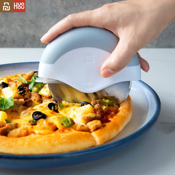 Huohou,Pizza,Cutter,Stainless,Steel,Knife,Pizza,Wheels,knife,Removable,Kitchen,Pizza,Cutter,Wheel,Slicer