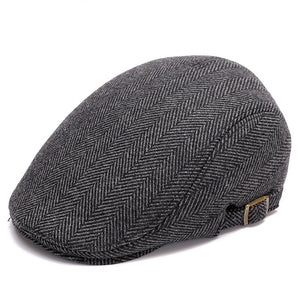 Womens,Winter,Woolen,Beret,Adjustable,Casual,Cabbie
