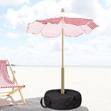 51x20cm,Black,Oxford,Cloth,Round,Sandbag,Outdoor,Support,Umbrella,Sunshade,Fixed,Sandbag