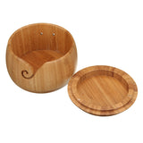 Wooden,Bamboo,Holder,Cover,Skeins,Knitting,Crochet,Decorations