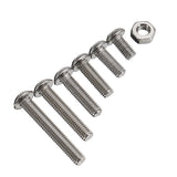 Suleve,M3SH2,Stainless,Steel,Socket,Button,Screw,Bolts,Assortment,240pcs