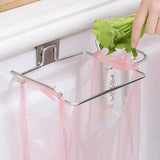 Stainless,Steel,Hanging,Holder,Kitchen,Cabinet,Organizer,Trash,Towel