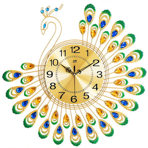 Peacock,Clock,Living,Personality,Creative,Fashion,Clock