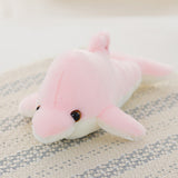 Luminous,Plush,Dolphin,Glowing,Light,Animal,Colorful,Pillow