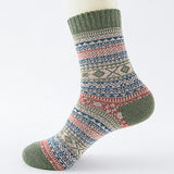 Ethnic,Knitted,Woolen,Socks,Comfortable,Breathable,Stockings