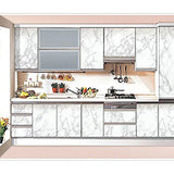 60x200cm,Marble,Effect,Wallpaper,Granite,Vinyl,White,Kitchen,Decoration