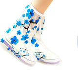1Pair,Reusable,Covers,Boots,Thicken,Soles,Raincoats,Impermeable,Flower,Overshoes