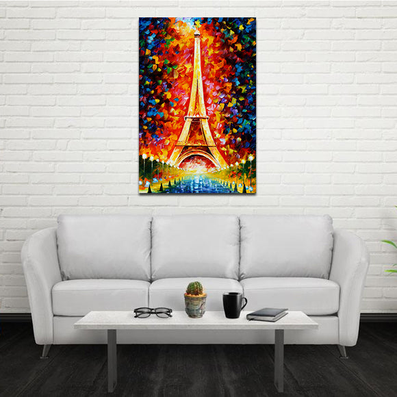 Miico,Painted,Paintings,Eiffel,Tower,Scenery,Decoration