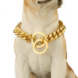 Stainless,Steel,Chain,Necklace,Collar,Puppy,Training