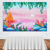 Submarine,Castle,Mermaid,Shower,Backdrop,Jungle,Photography,Background,Decorations