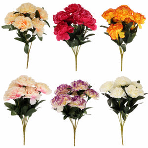 Heads,Artificial,Carnation,Flower,Bouquet,Party,Wedding,Decorations