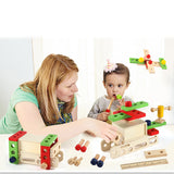 Simulation,Repair,Toolbox,Wooden,Drill,Screwdriver,House,Children