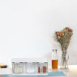 HELLO,370ml,Drawer,Flavouring,Clear,Canister,Sauce,Storage,Container