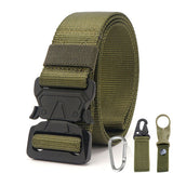 125cm,Men's,1000D,Nylon,Metal,Buckle,Quick,Release,Tactical,Belts,Carabiner,Eagle,Mouth,Buckle,Beverage,Hanging