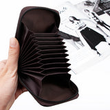 IPRee,Holder,Zipper,Leather,Wallet,Travel,Portable,Credit,Storage