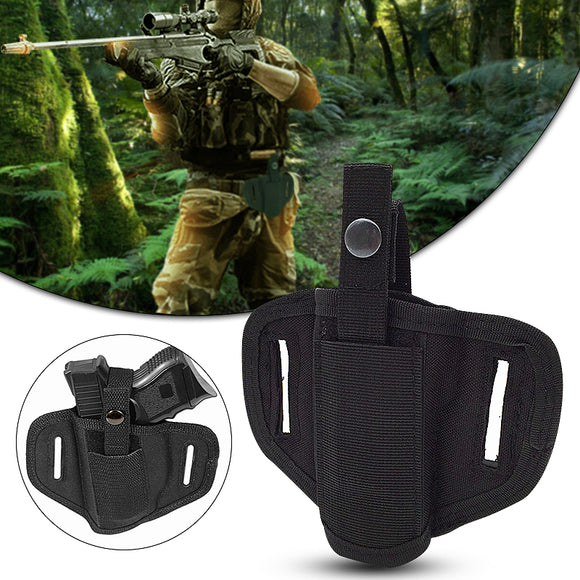 Adjustable,Molle,Holster,Nylon,Tactical,Magazine,Pouch,Handed,Waist,Hunting,Fishing