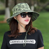 Womens,Summer,Camouflage,Bucket,Protection,Gardening,Fishing