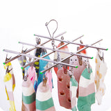 Foldable,Cloth,Hanger,Outdoor,Travel,Underwear,Laundry,Stainless,Steel