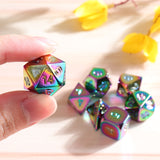 Rainbow,Metal,Polyhedral,Playing