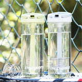 650ml,Straw,Glass,Water,Bottle,Outdoor,Camping,Sports,Travel,Stirring,Spring