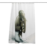 180x180CM,Elephant,Waterproof,Bathroom,Shower,Curtain,Hooks