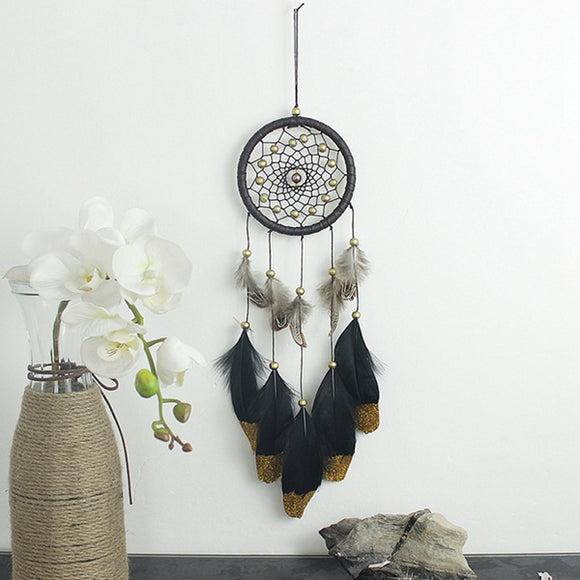 Woven,Natural,Feathers,Dreamcatcher,American,Custom,Gifts,Hanging,Decor,Ornament