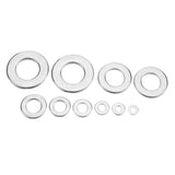 SuleveMXSW3,400Pcs,Stainless,Steel,Washer,Round,Assortment