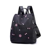 Embroidered,Backpack,Travel,Student,Canvas,Lightweight,Waterproof