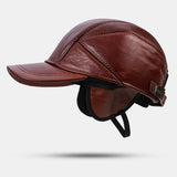 Genuine,Leather,Adjustable,Round,Protection,Large,Baseball