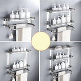 Mount,Stainless,Steel,Storage,Basket,Shower,Bathroom,Towel