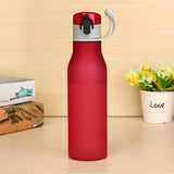 550ml,Frosted,Plastic,Water,Portable,Fashion,Style,Sports
